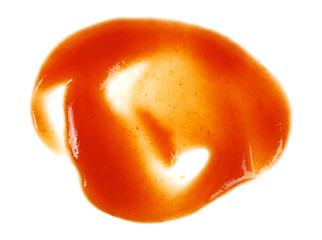 Tomato ketchup isolated on a white background