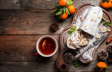 Christmas German stollen