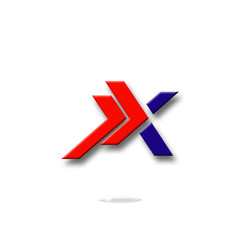 x, logo x, letter x, vector, icons, icon x, ribbon, font, symbol