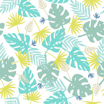 Exotic leaves pattern.