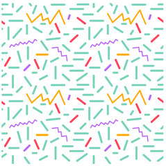 Seamless primitive geometric patterns of minimalism.