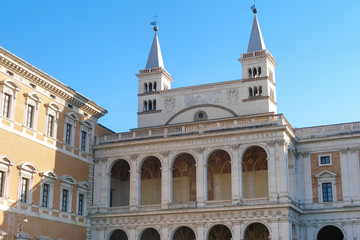 Fototapeta na wymiar Loggia delle Benedizioni of of S. Giovanni