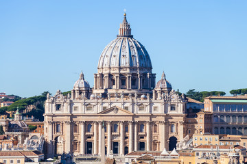 Fototapeta na wymiar Papal Basilica of Saint Peter in Vatican