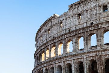 Obraz premium walls of ancient roman amphitheatre Coliseum