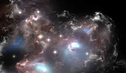 Weltraumnebel zur Verwendung mit Projekten in Wissenschaft, Forschung und Bildung. © Peter Jurik