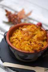 Pasta al forno alla zucca