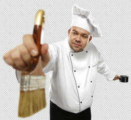 cook chef and photo with saved path 