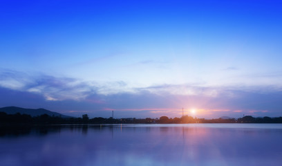 Lagoon in local public park