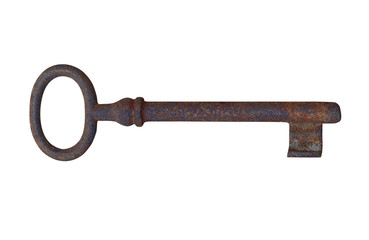 Old rusty key