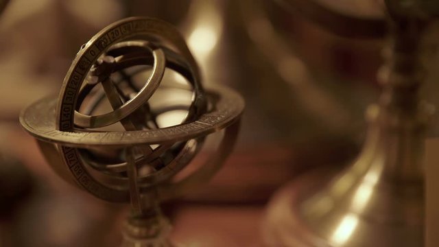 Small iron globe