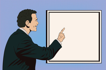 Businessman Giving a Presentation