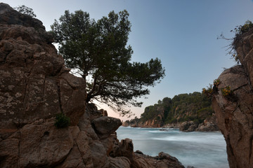 Dawn on the Costa brava
