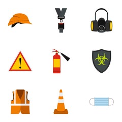 Repairs icons set. Flat illustration of 9 repairs vector icons for web