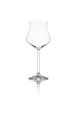 Isolated wine glass on a white background