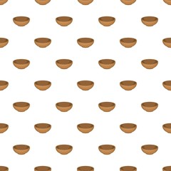 Bowl pattern. Cartoon illustration of bowl vector pattern for web