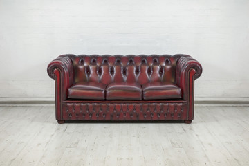 red sofa