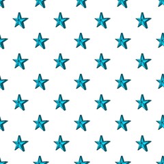 Obraz premium Big star pattern. Cartoon illustration of big star vector pattern for web