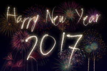 New year's eve fireworks