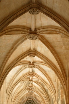 Royal Cloister, Batalha Monaster, Batalha, Estremadura, Portugal