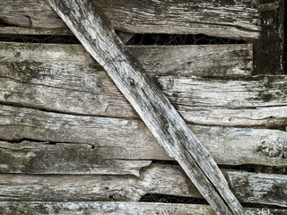 Natural texture of ancient wooden boards