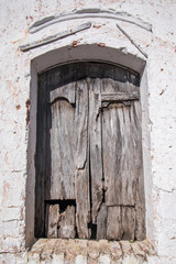 Abandoned old window