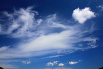 Obraz premium Clouds over islands