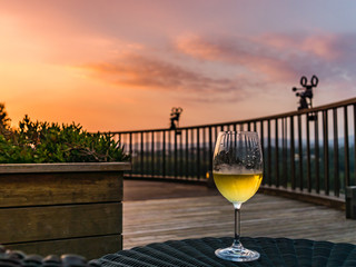 Cocktail al atardecer