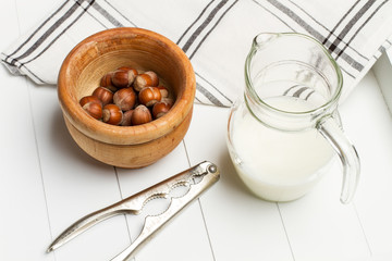Avellanas  y leche