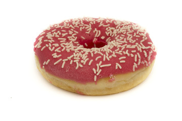 Colorful donut. Isolated on white background