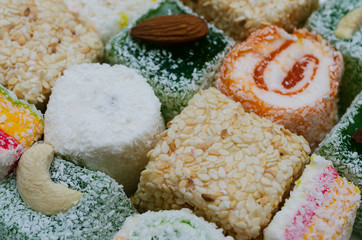 Candy different Eastern closeup