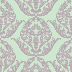 Baroque damask pattern Imperial