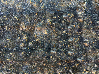 The surface of the cement, sand, cement floor and walls.