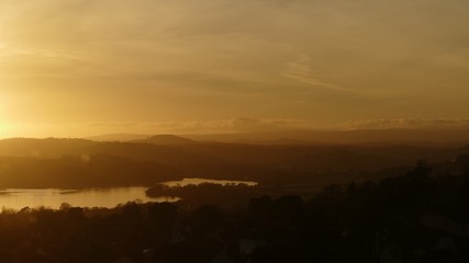 Naklejka premium Sunset