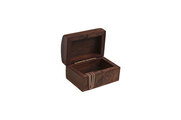 Box white background gold