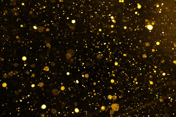 Christmas Glitter Lights Defocused Background.