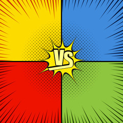 Comic fight template