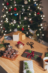 Decoration and Wrapping of Christmas Presents