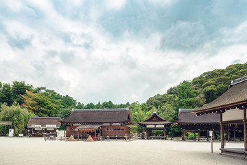 古都京都　上賀茂神社の風景