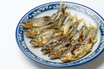 天然鮎の塩焼き