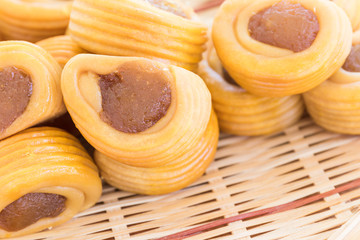 Close up Pineapple pie