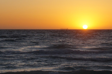 Morning landscape in late summer with sunshine
