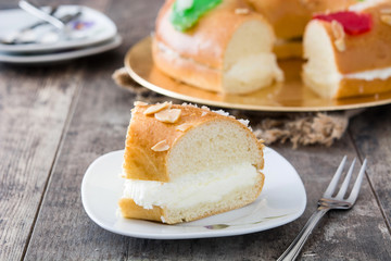 Spanish typical epiphany cake 