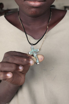 Crucifix, Lome, Togo, West Africa