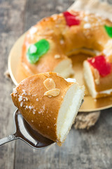 Spanish typical epiphany cake 