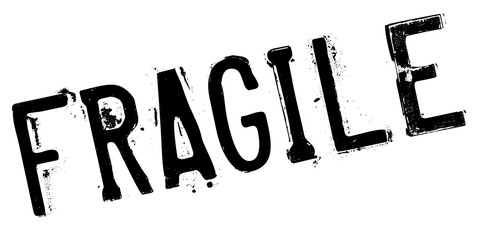 Fragile rubber stamp. Grunge design with dust scratches. Effects can be easily removed for a clean, crisp look. Color is easily changed.
