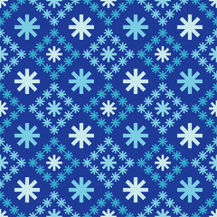 Seamless background with snowflakes. Print. Repeating background. Cloth design, wallpaper.
