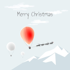 Naklejka premium Christmas card