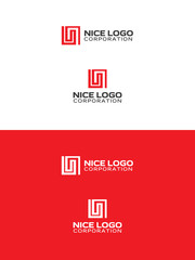 red square logo with the two letters L
