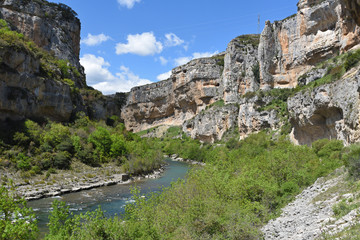 Famous Spanish canyon Foz de Lumbier