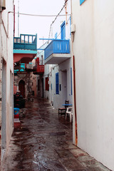 Fototapeta premium Old greek street